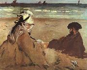 Edouard Manet On the Beach oil painting